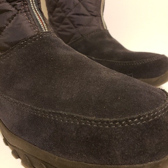 Lands' End Shoes Lands End Quilted Womens Snow Boots 6m Poshmark